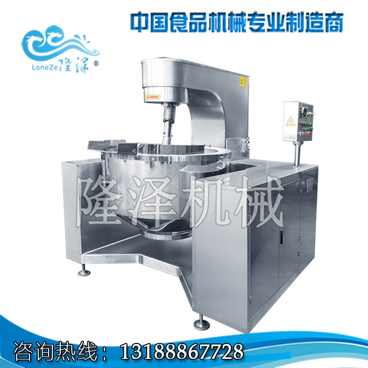 隆澤大型電磁加熱全自動(dòng)火鍋底料炒鍋